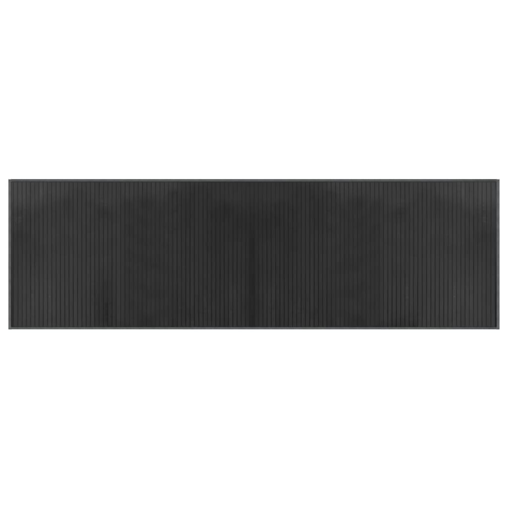 Rug Rectangular Grey60x200 cm Bamboo