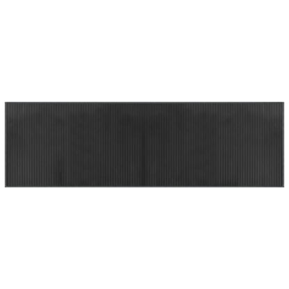 Rug Rectangular Grey60x200 cm Bamboo