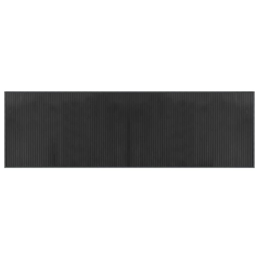Rug Rectangular Grey60x200 cm Bamboo