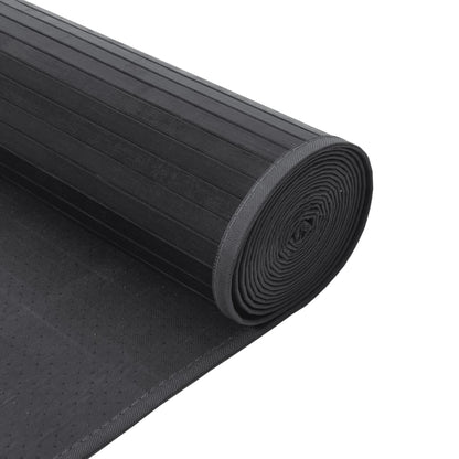 Rug Rectangular Grey60x200 cm Bamboo