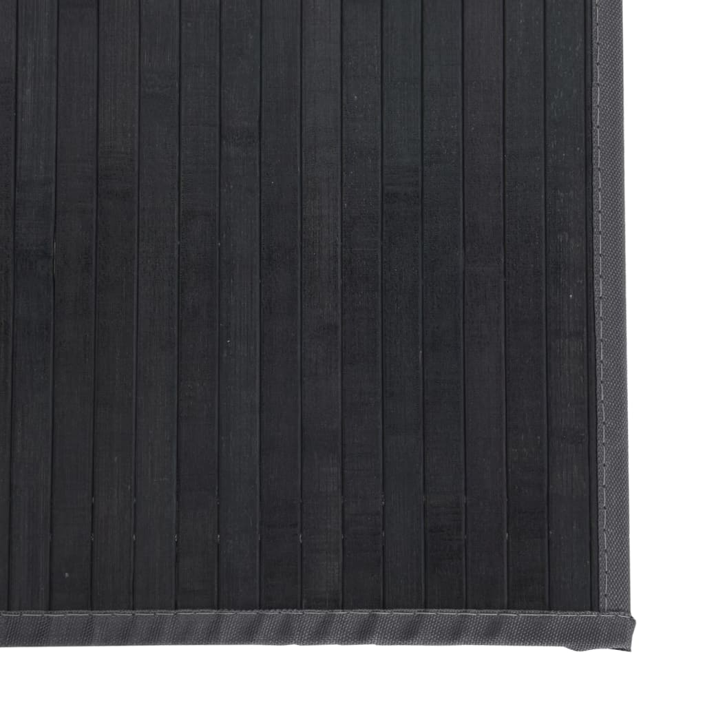Rug Rectangular Grey60x200 cm Bamboo