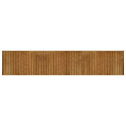 Rug Rectangular Brown60x300 cm Bamboo