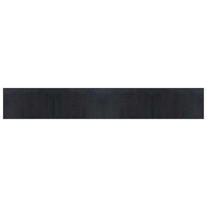 Rug Rectangular Black60x400 cm Bamboo