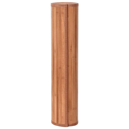 Rug Rectangular Brown60x400 cm Bamboo