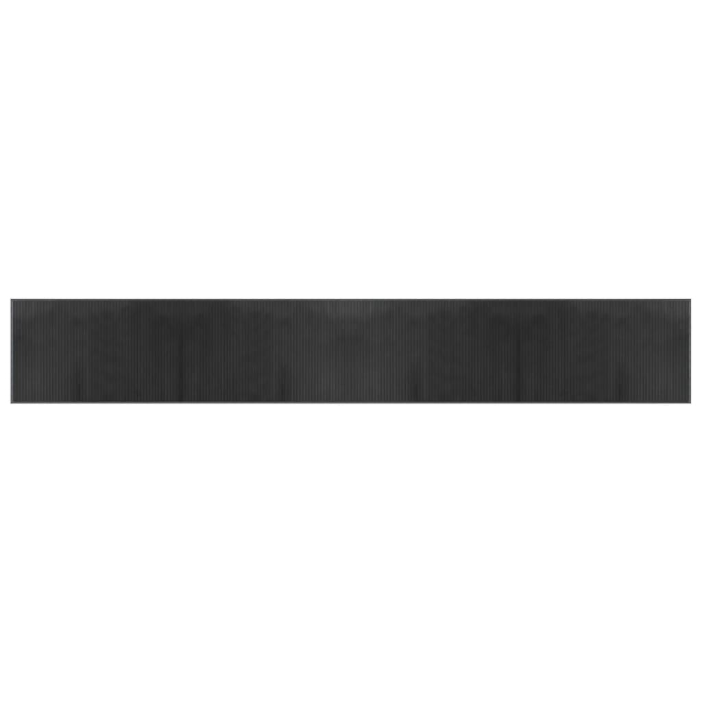 Rug Rectangular Grey60x400 cm Bamboo