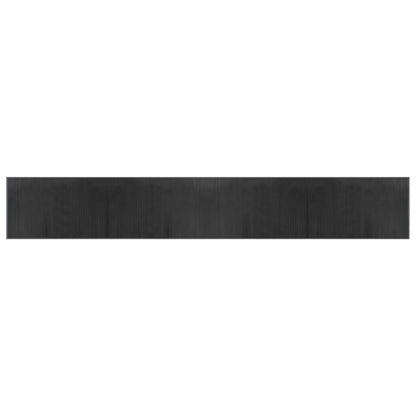 Rug Rectangular Grey60x400 cm Bamboo