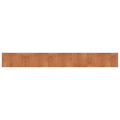 Rug Rectangular Brown60x500 cm Bamboo