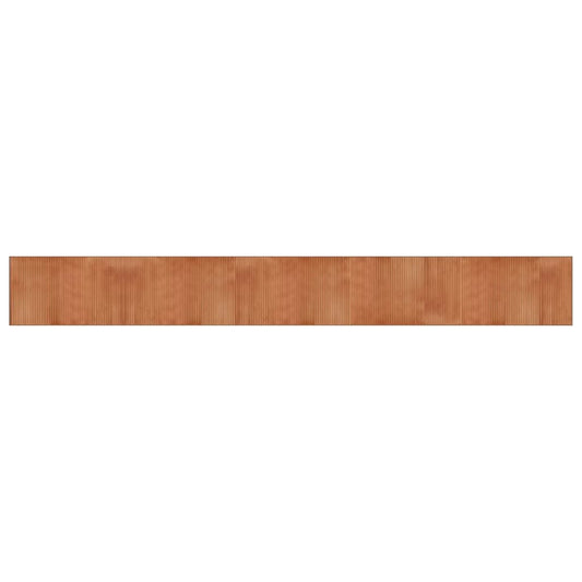 Rug Rectangular Brown60x500 cm Bamboo