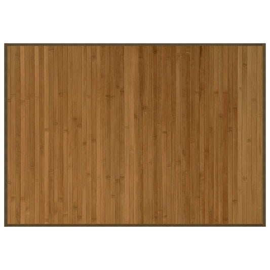 Rug Rectangular Brown70x100 cm Bamboo