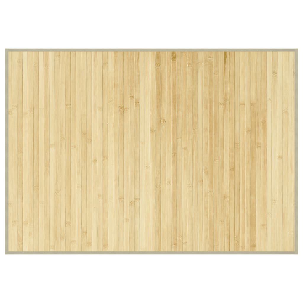 Rug Rectangular Light Natural70x100 cm Bamboo