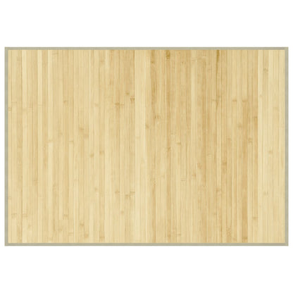 Rug Rectangular Light Natural70x100 cm Bamboo