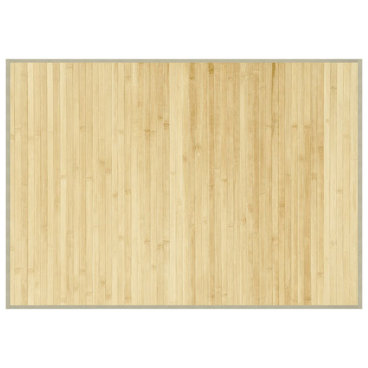 Rug Rectangular Light Natural70x100 cm Bamboo