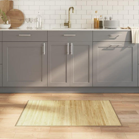 Rug Rectangular Light Natural70x100 cm Bamboo