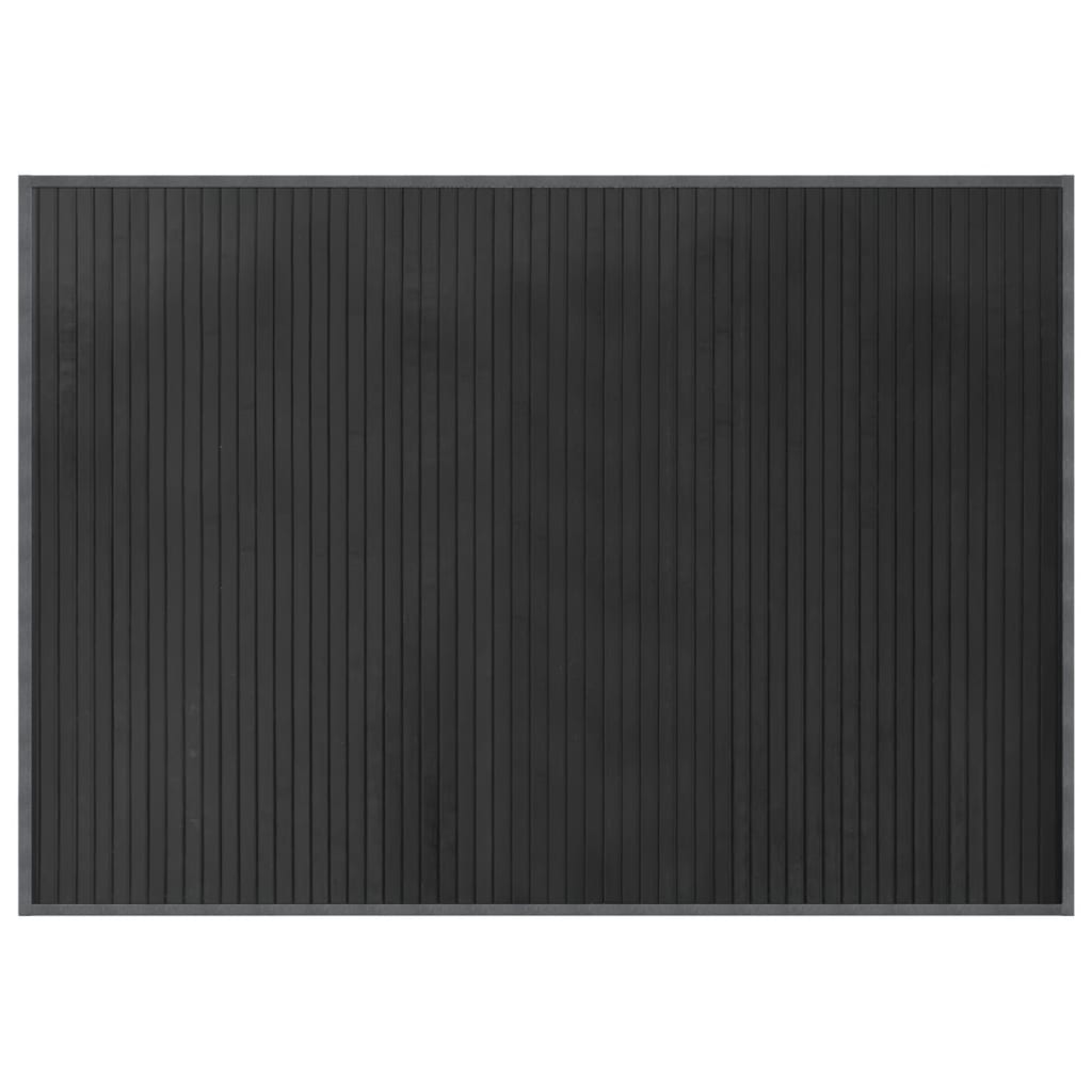 Rug Rectangular Grey70x100 cm Bamboo