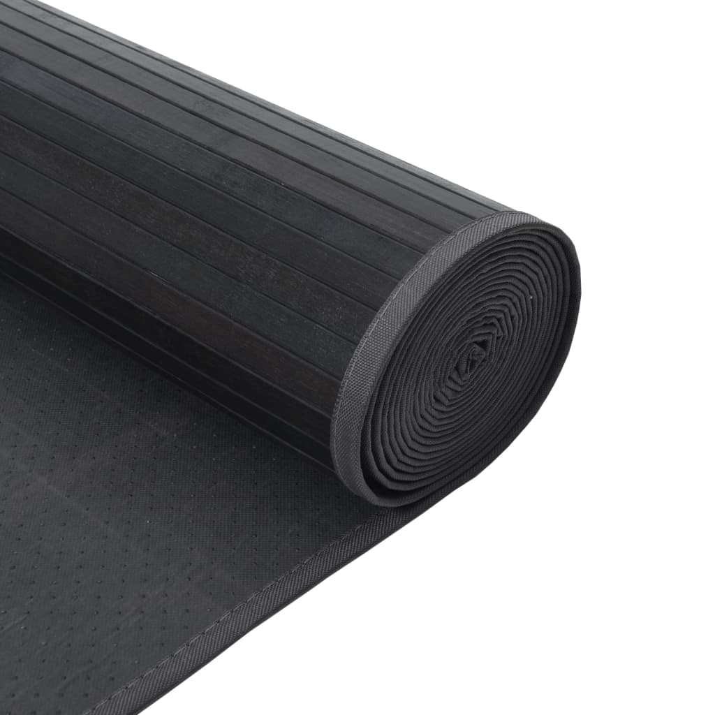 Rug Rectangular Grey70x100 cm Bamboo