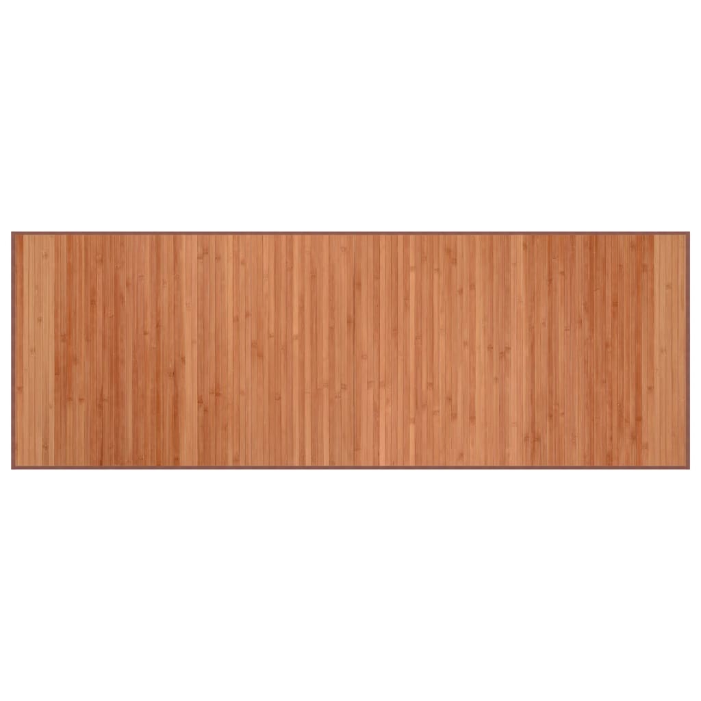 Rug Rectangular Brown70x200 cm Bamboo