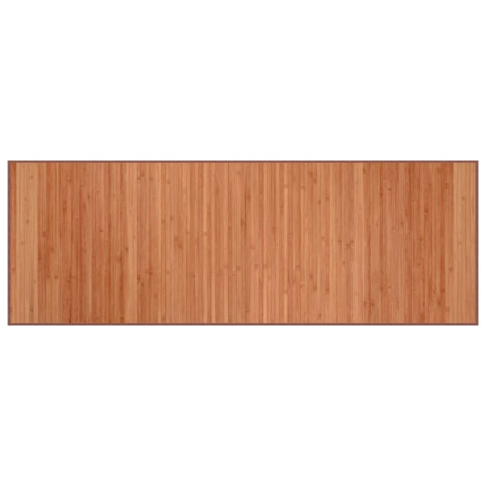 Rug Rectangular Brown70x200 cm Bamboo