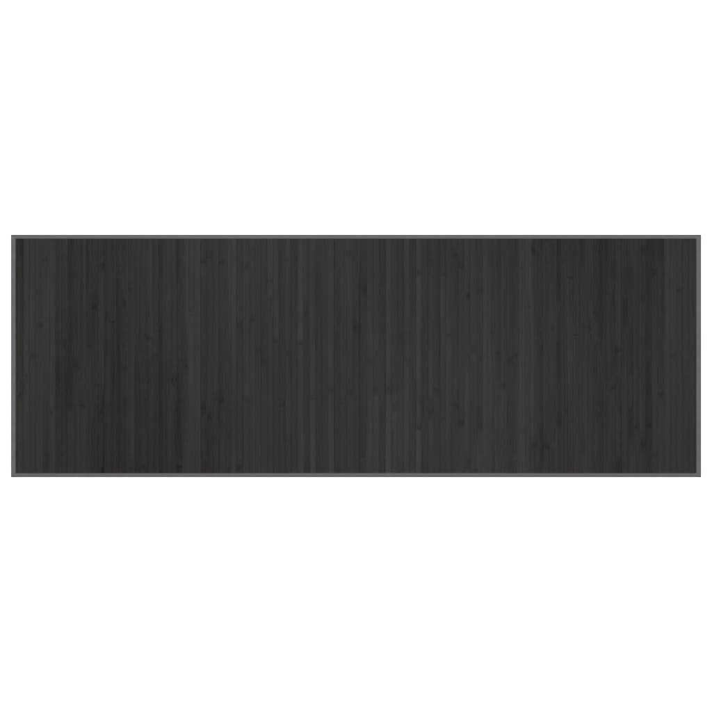 Rug Rectangular Grey70x200 cm Bamboo