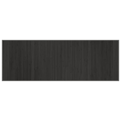 Rug Rectangular Grey70x200 cm Bamboo