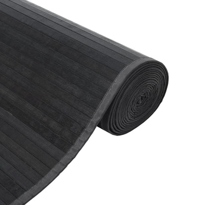 Rug Rectangular Grey70x200 cm Bamboo
