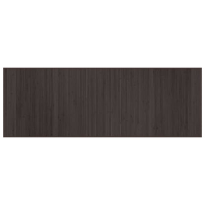 Rug Rectangular Dark Brown70x200 cm Bamboo