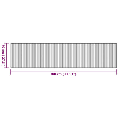 Rug Rectangular Natural70x300 cm Bamboo