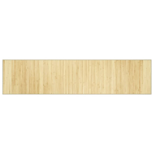 Rug Rectangular Light Natural70x300 cm Bamboo