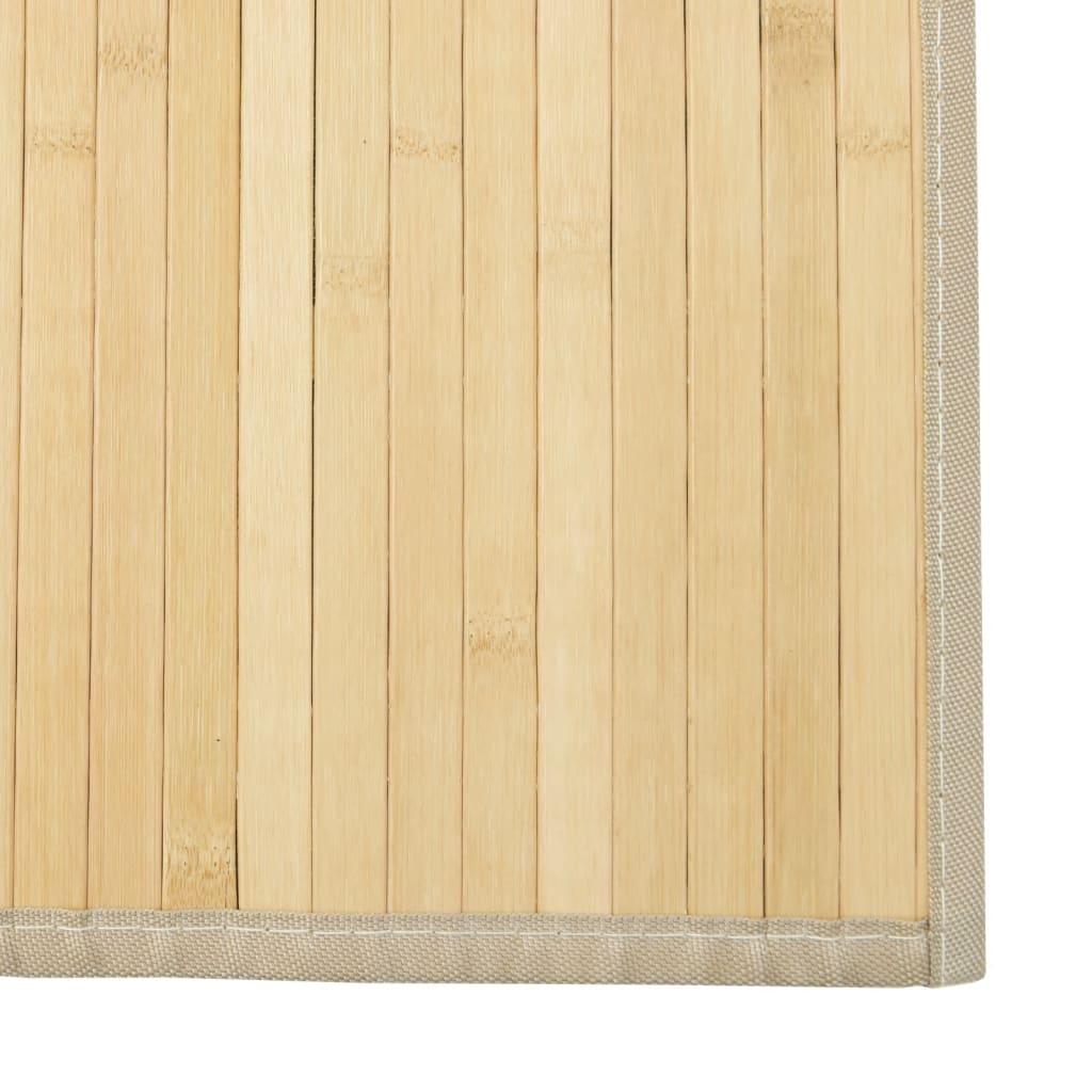 Rug Rectangular Light Natural70x300 cm Bamboo