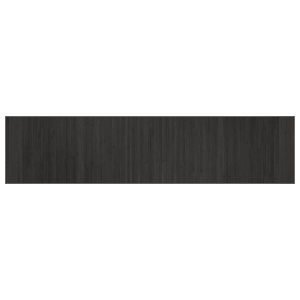 Rug Rectangular Grey70x300 cm Bamboo