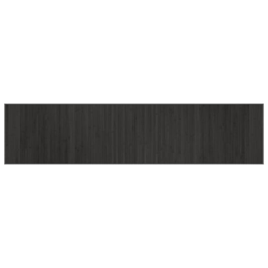 Rug Rectangular Grey70x300 cm Bamboo