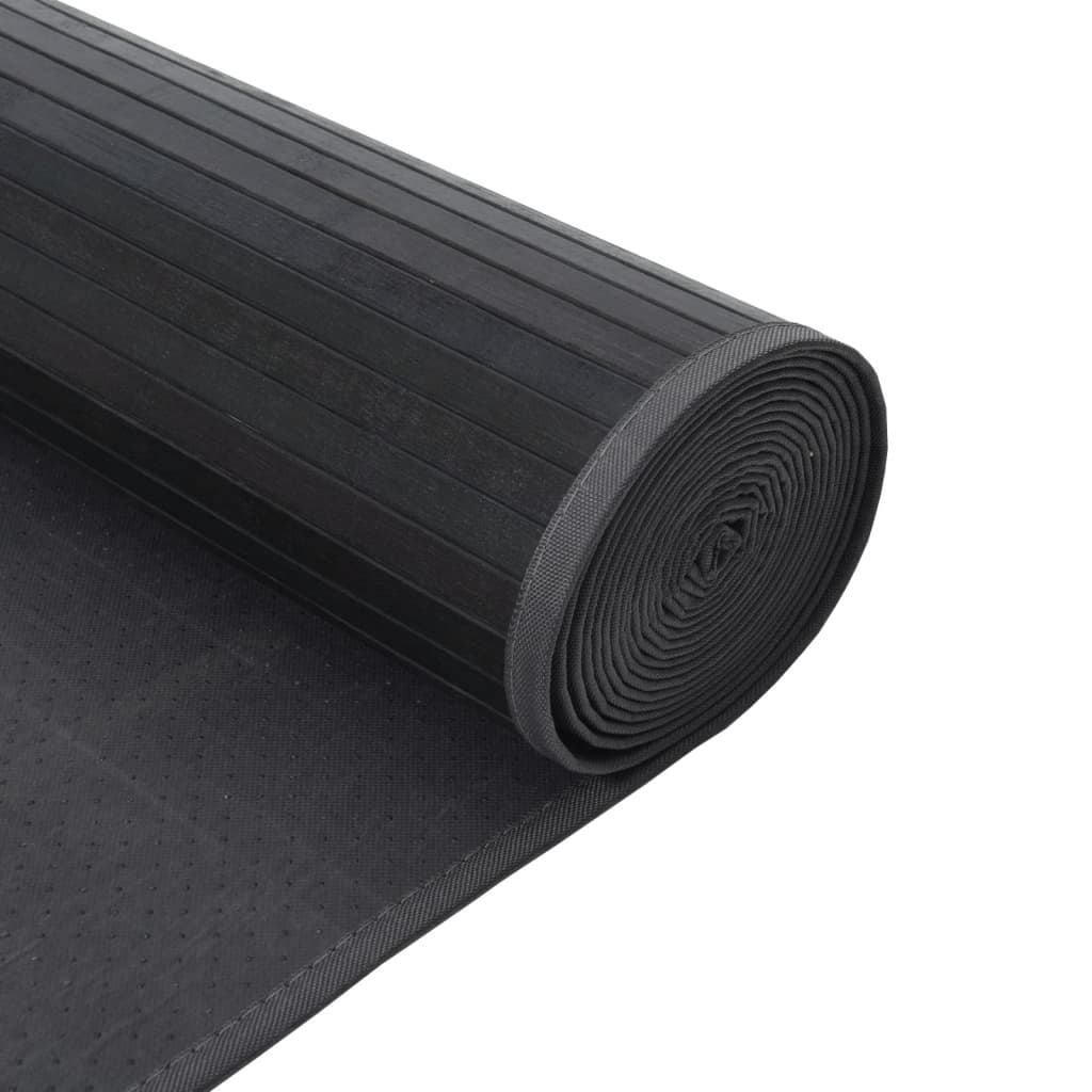 Rug Rectangular Grey70x300 cm Bamboo