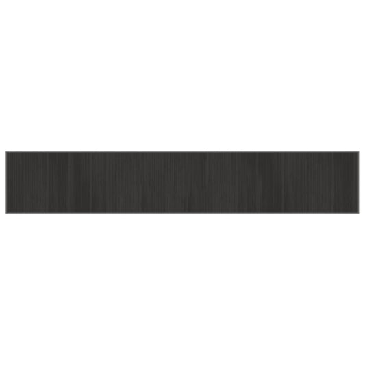 Rug Rectangular Grey70x400 cm Bamboo
