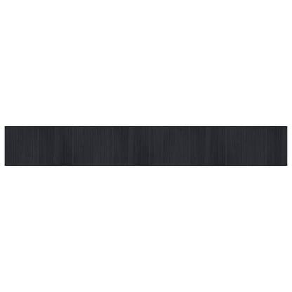 Rug Rectangular Black70x500 cm Bamboo