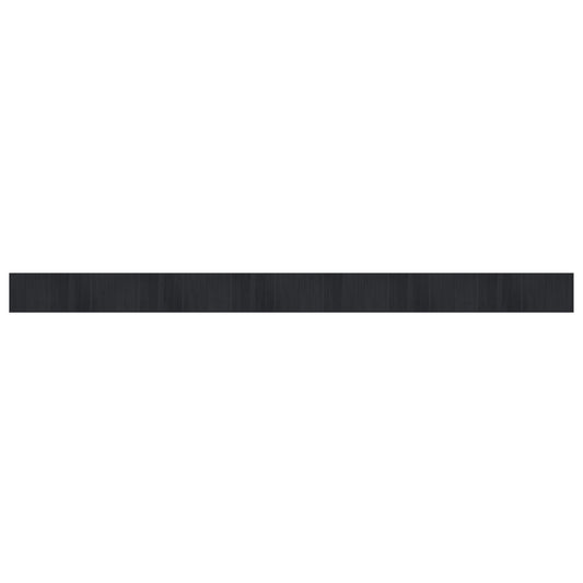 Rug Rectangular Black70x1000 cm Bamboo