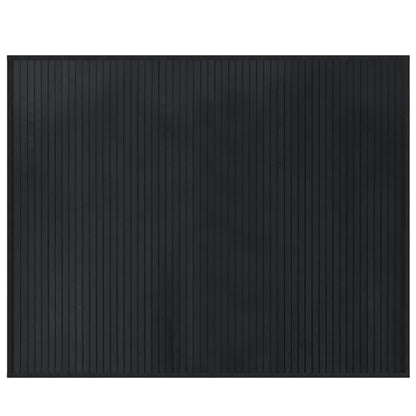 Rug Rectangular Black80x100 cm Bamboo
