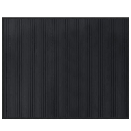 Rug Rectangular Black80x100 cm Bamboo
