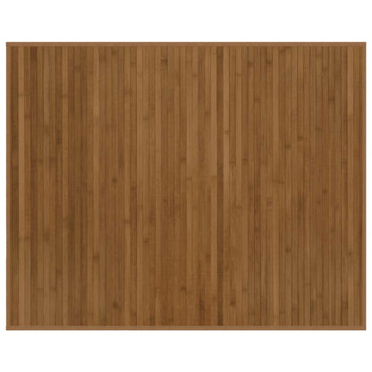 Rug Rectangular Brown80x100 cm Bamboo