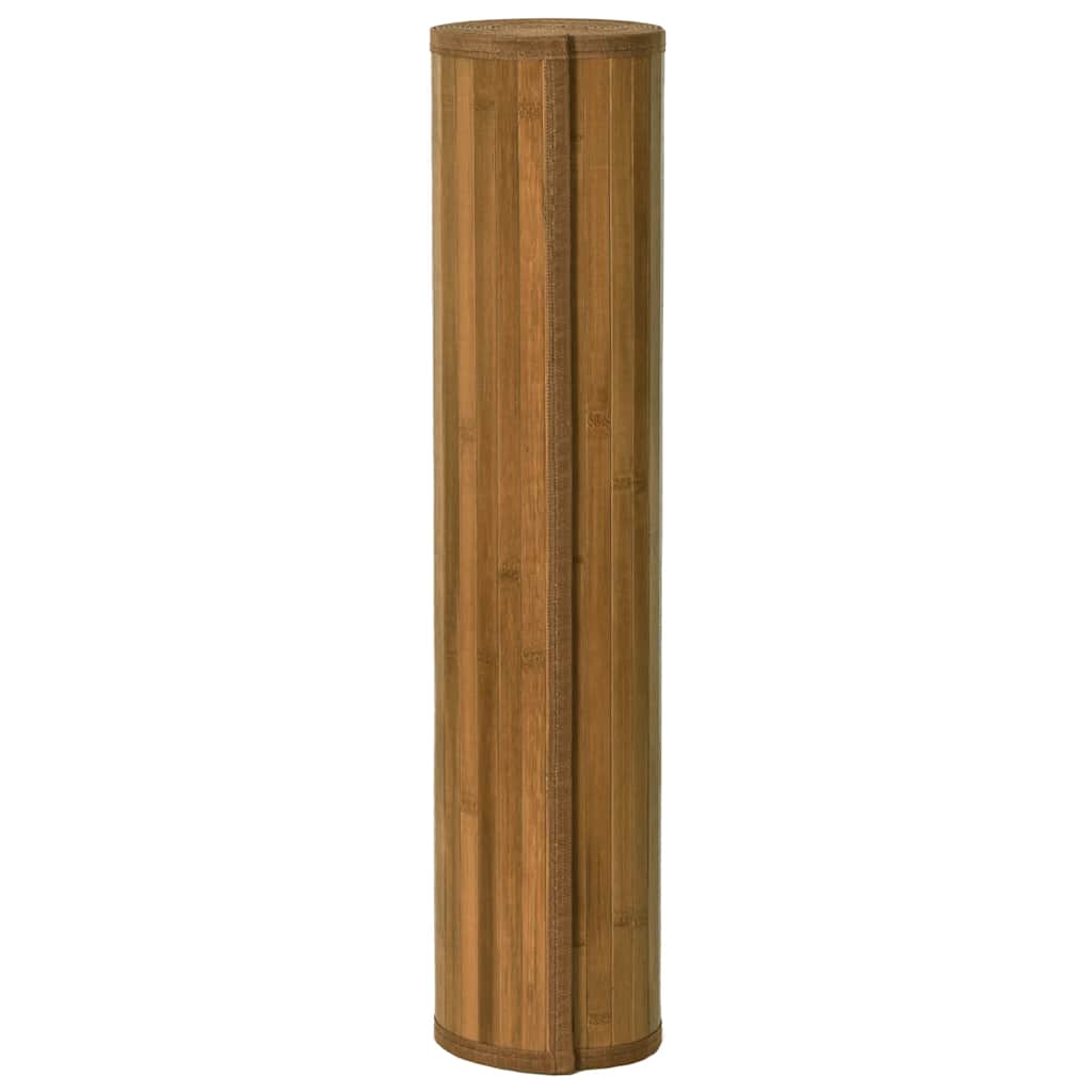 Rug Rectangular Brown80x100 cm Bamboo