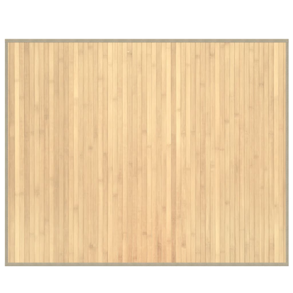 Rug Rectangular Light Natural80x100 cm Bamboo
