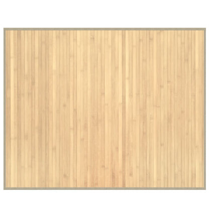 Rug Rectangular Light Natural80x100 cm Bamboo