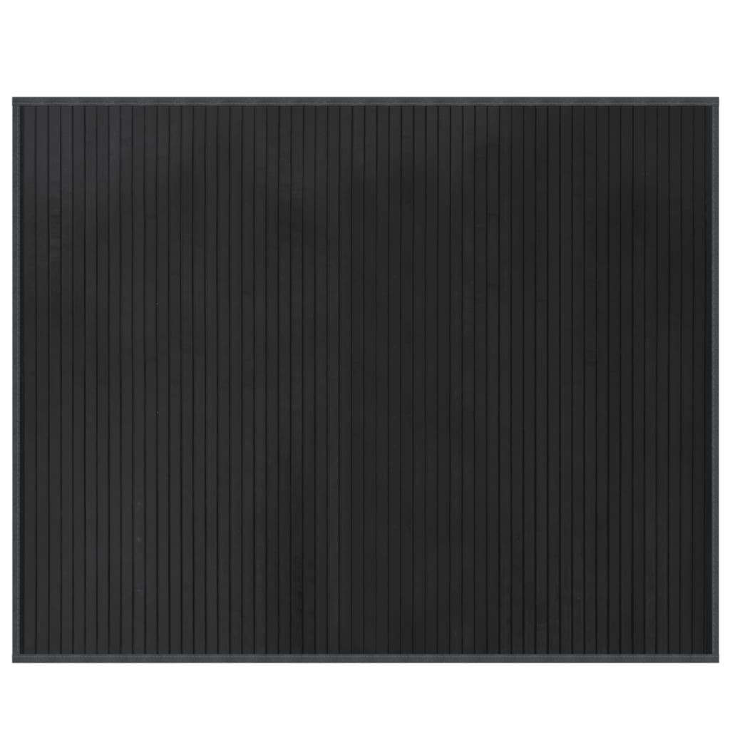 Rug Rectangular Grey80x100 cm Bamboo