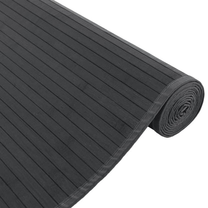 Rug Rectangular Grey80x100 cm Bamboo