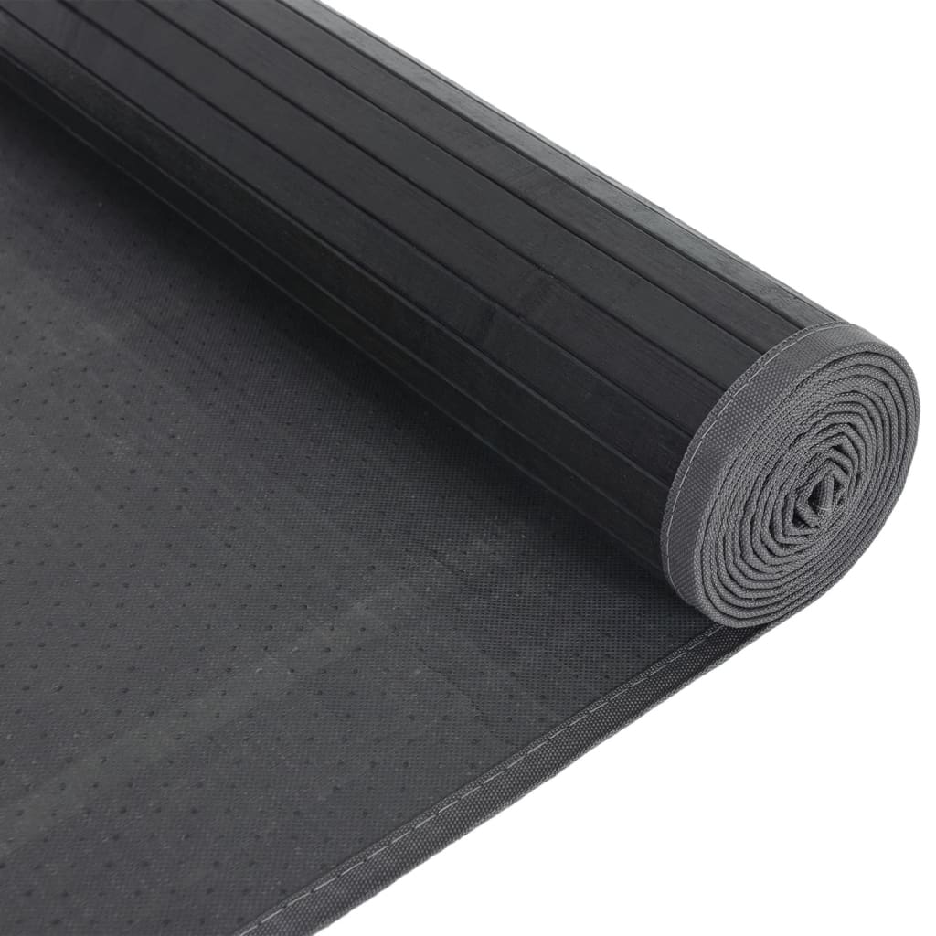 Rug Rectangular Grey80x100 cm Bamboo