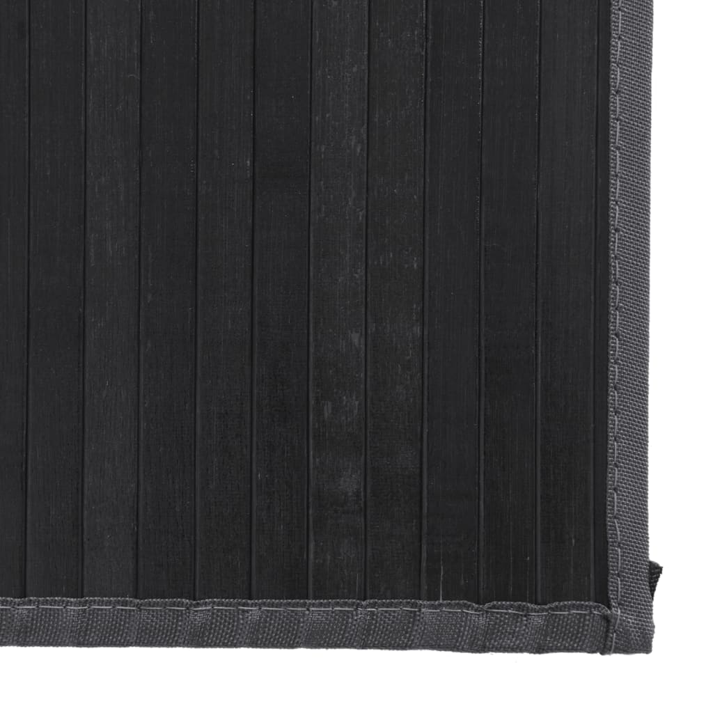 Rug Rectangular Grey80x100 cm Bamboo