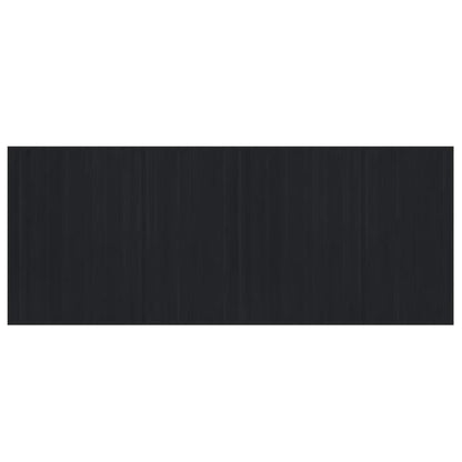 Rug Rectangular Black80x200 cm Bamboo