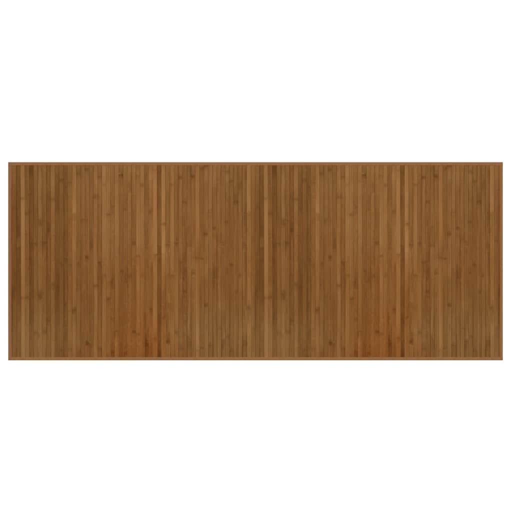 Rug Rectangular Brown80x200 cm Bamboo