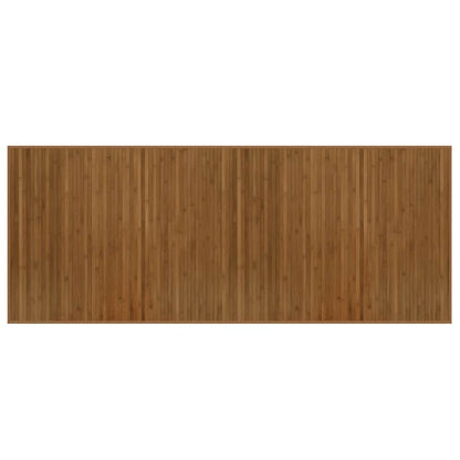 Rug Rectangular Brown80x200 cm Bamboo