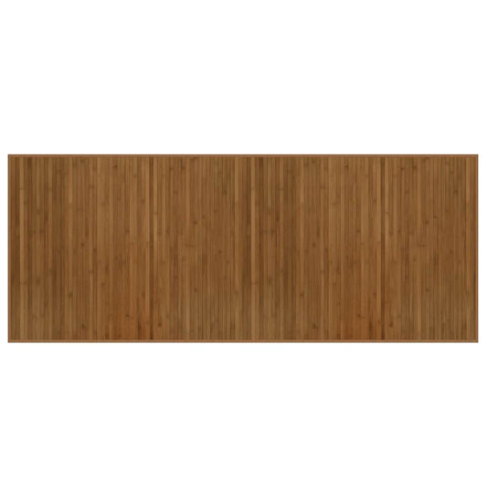 Rug Rectangular Brown80x200 cm Bamboo