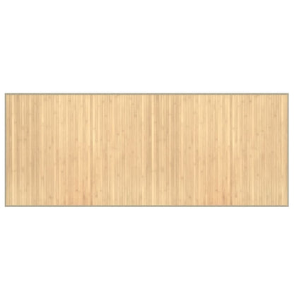 Rug Rectangular Light Natural80x200 cm Bamboo