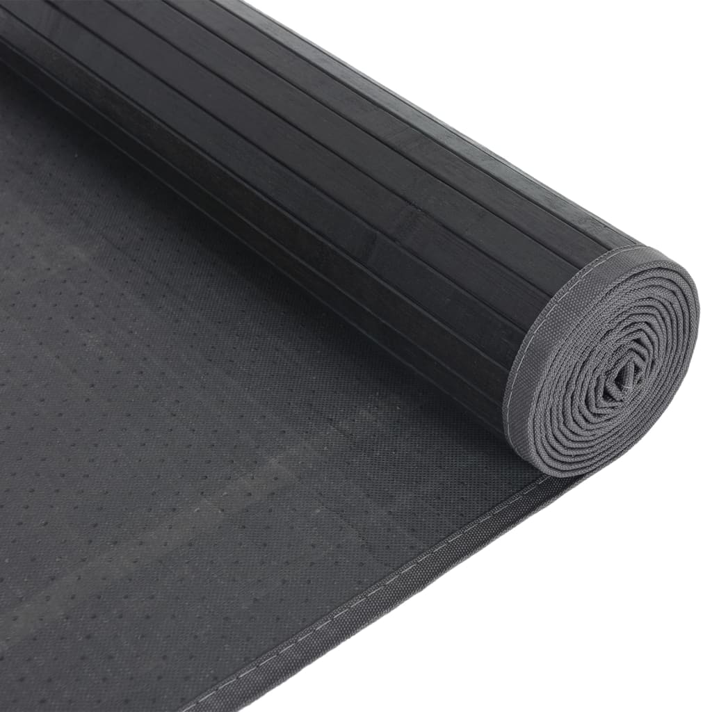 Rug Rectangular Grey80x200 cm Bamboo